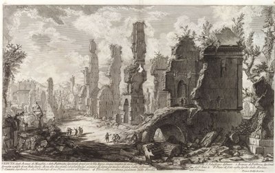 Le Antichità romane, Band III, [zweites Frontispiz] von Giovanni Battista Piranesi